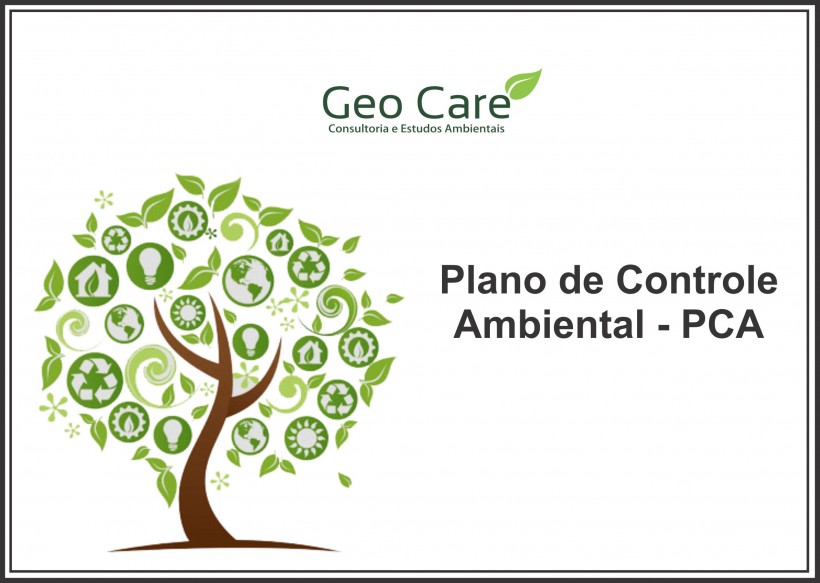 Plano de Controle Ambiental – PCA